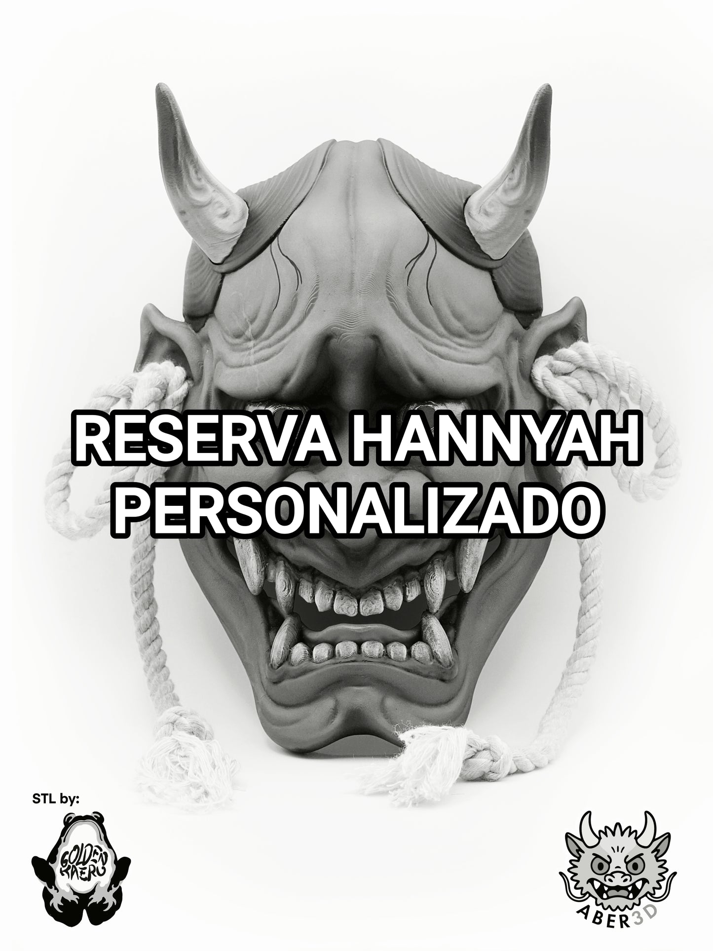 Máscara Hannyah PERSONALIZADO